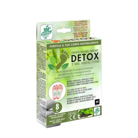Paquete de 8 parches detox de té verde