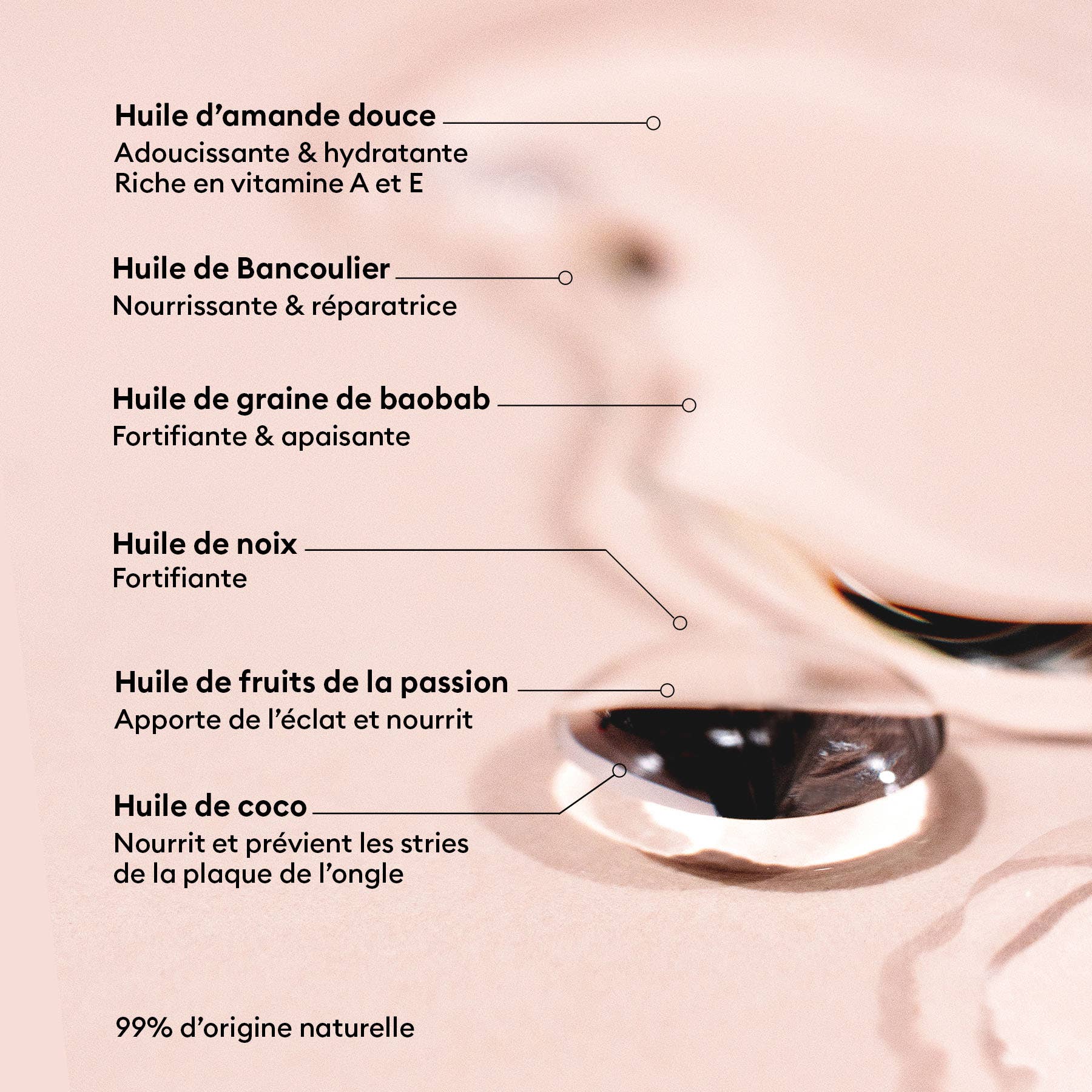 Cuidado de uñas - Aceite verde