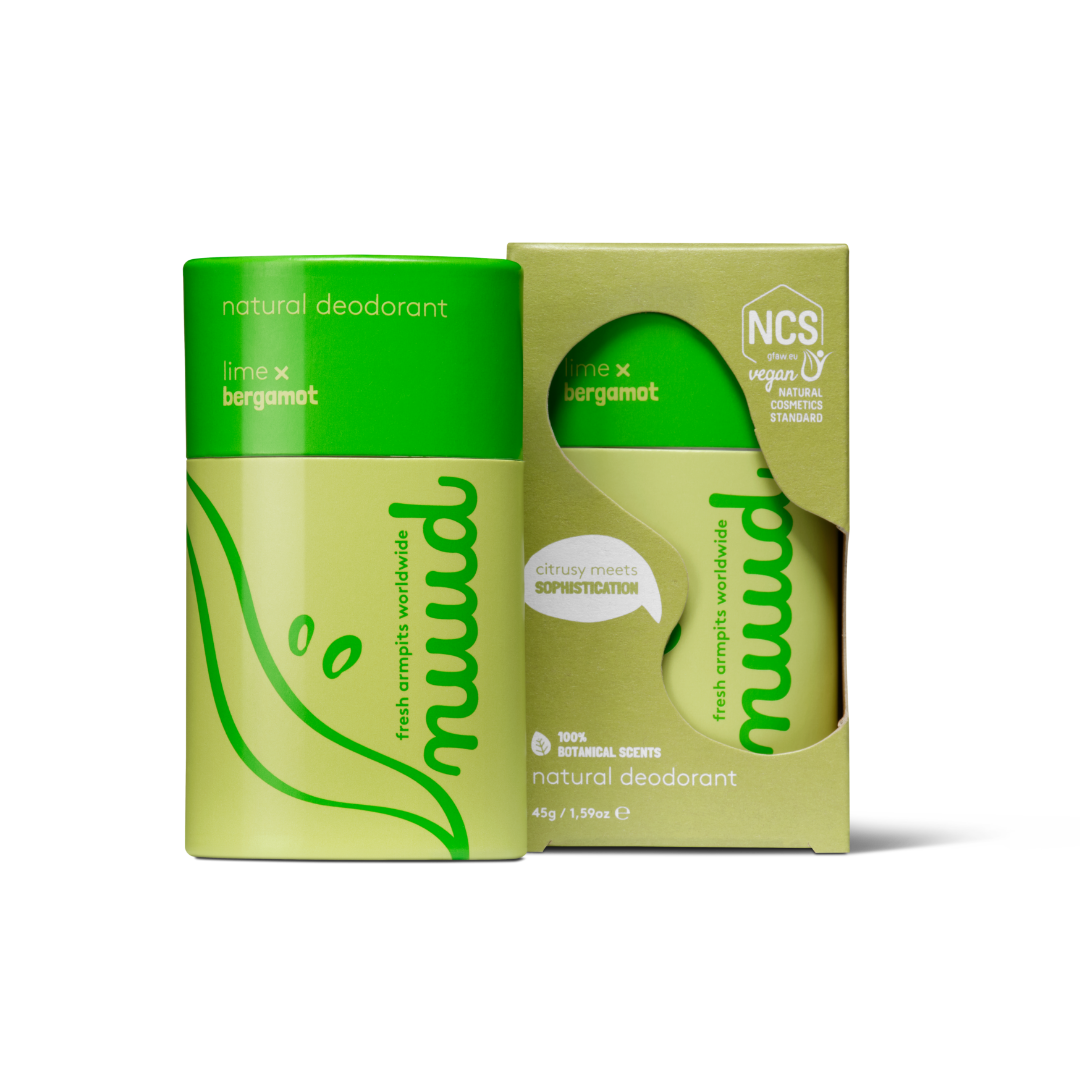Desodorante natural y vegano - Barra de Lima y Bergamota