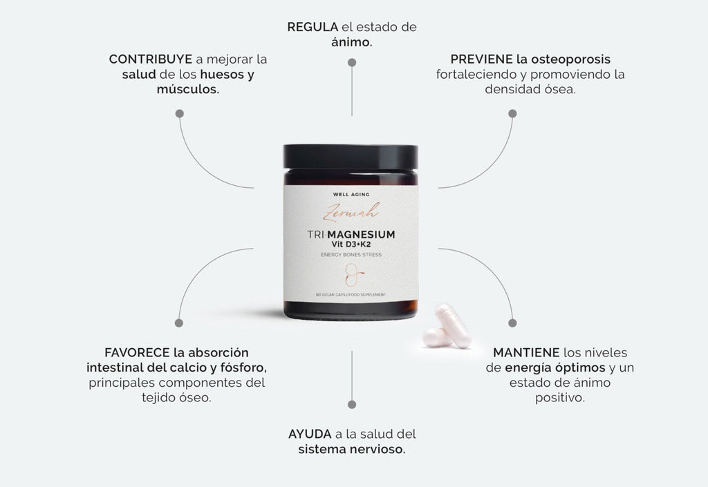 TRI·MAGNESIUM Vit D3+K2 60 Vegan caps