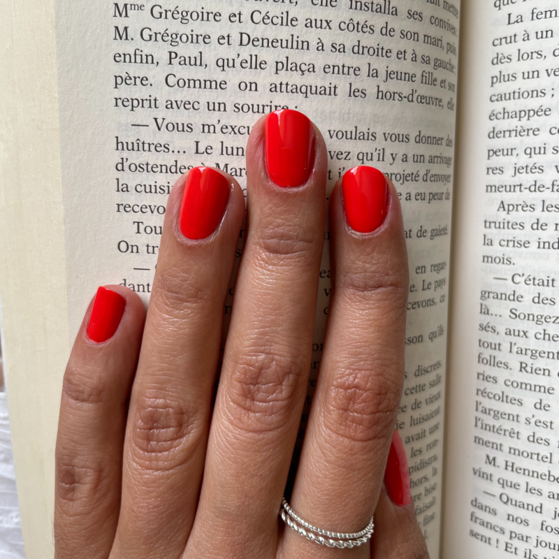 Natural Nail Polish I am brave