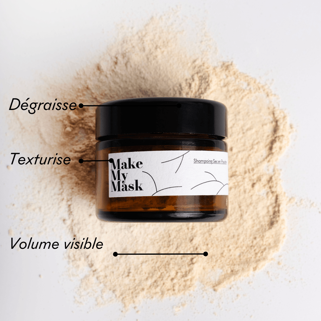 Natural dry shampoo - 15g glass jar