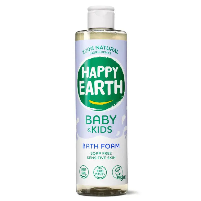 Envase de Happy Earth Baby & Kids Espuma de baño 300 ml