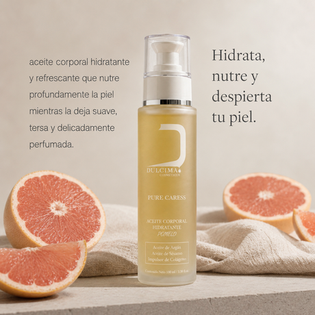Pure Caress Pomelo · Aceite Corporal Hidratante 100 ml — Dulcima