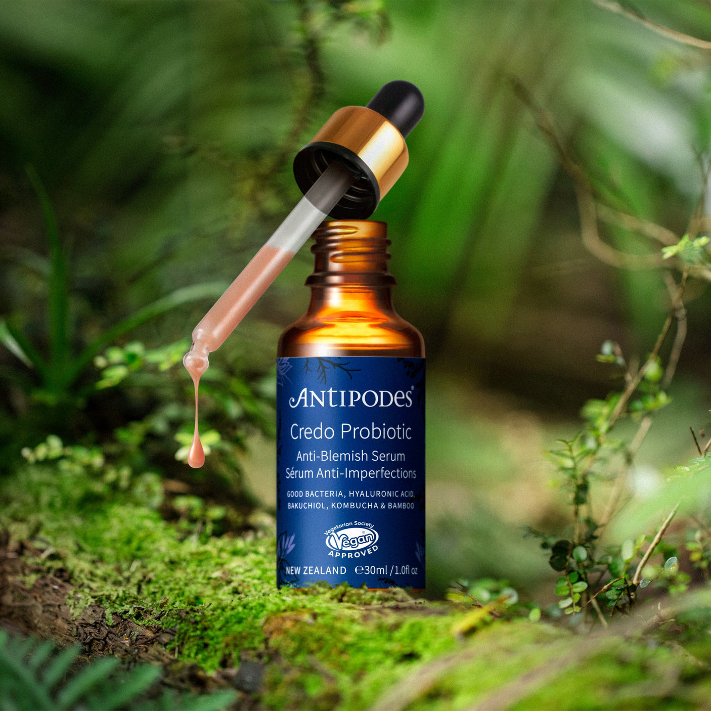 Credo Serum Facial Anti-Imperfecciones con prebióticos 30 ml - Antipodes | Sérum facial (foto 2)
