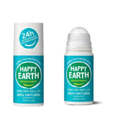 Roll On Deodorant Happy Earth Natural Cedar Lime 75 ml