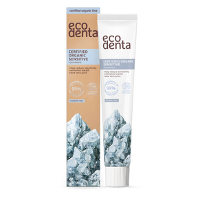 Tubo de Ecodenta Dentífrico Organic Sensitive sin flúor 75 ml