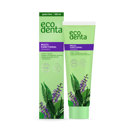 Tubo de Ecodenta Dentífrico multifunción 7 hierbas 100 ml