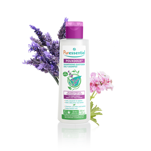 Envase de Puressentiel Pouxdoux Champú diario Bio 200 ml