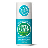 Envase de Happy Earth Desodorante roll-on con alumbre 75 ml — Cedar Lime