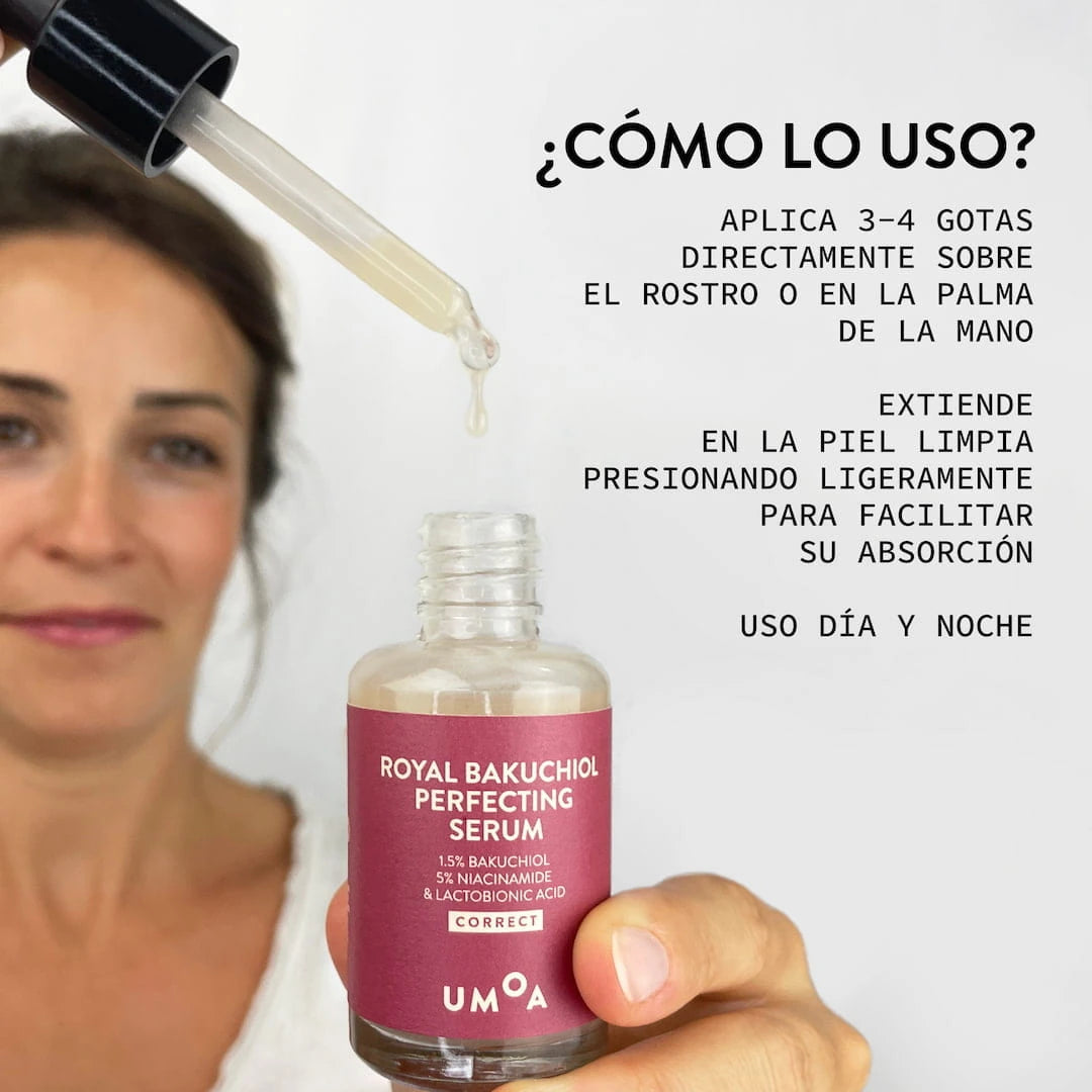 Sérum Antiedad Facial con Bakuchiol y Niacinamida 30 ml
