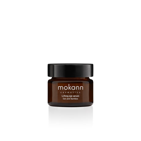 Envase de Mokann Sérum contorno de ojos Avena y Bambú 15 ml