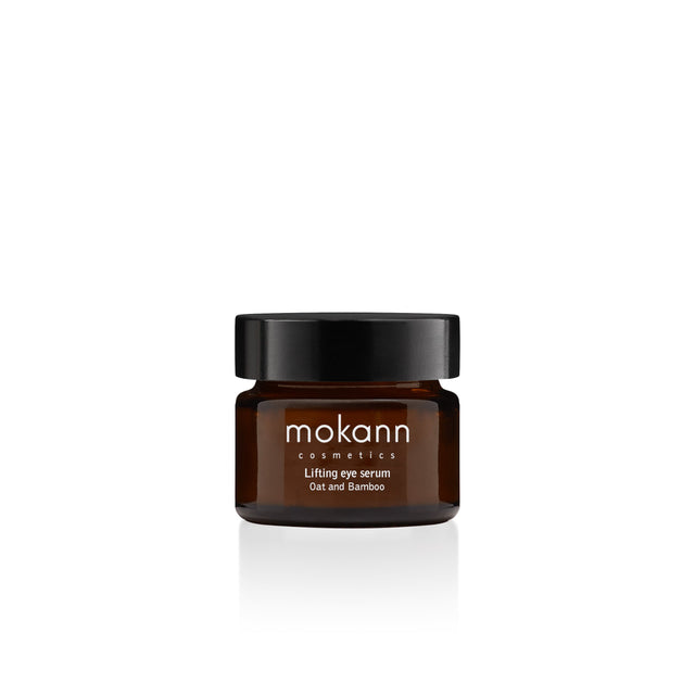 Envase de Mokann Sérum contorno de ojos Avena y Bambú 15 ml