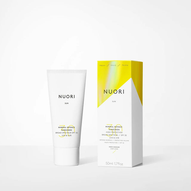 Protector solar facial mineral Nuori Mineral Defence SPF 30 de 50 ml