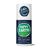 Envase de Happy Earth Desodorante roll-on con alumbre 75 ml — Lemon Sandalwood
