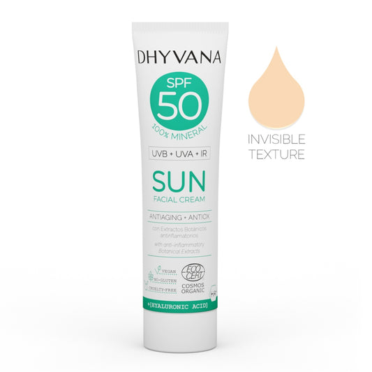 Protección solar facial filtro mineral anti-edad SPF 50- 50 ml