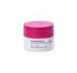 Tarro con tapa rosa de la crema Bioearth Vitaminica de vitamina E y Q10 de 50 ml