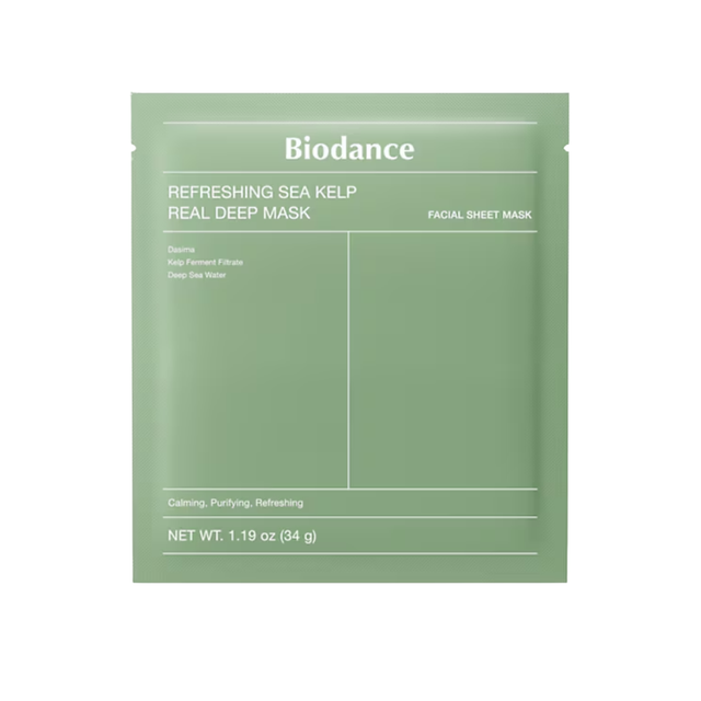 Biodance Refreshing Sea Kelp Real Deep Mask mascarilla de hidrogel de algas envase
