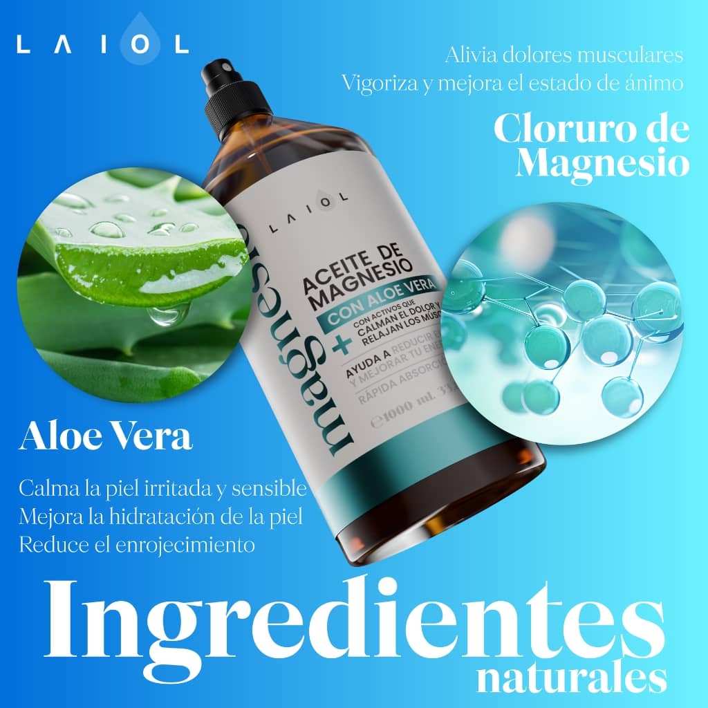 ACEITE DE MAGNESIO CON ALOE VERA - 100ML