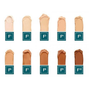 Muestras de tonos N4 N5 y N6 de la base Esse Skincare Foundation