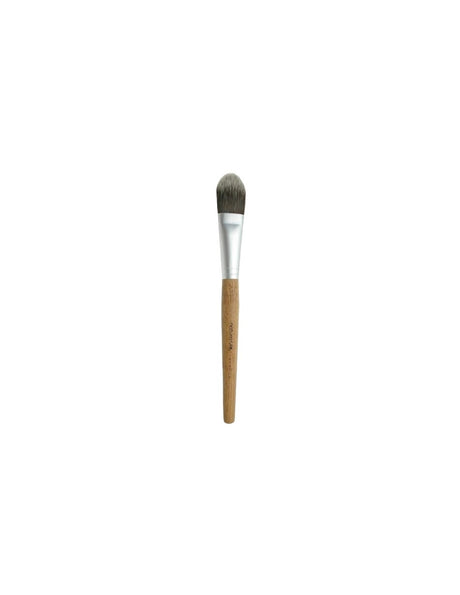 Brocha NaturaSPA para base fluida de 16,5 cm sin caja, con punta ovalada y mango de madera
