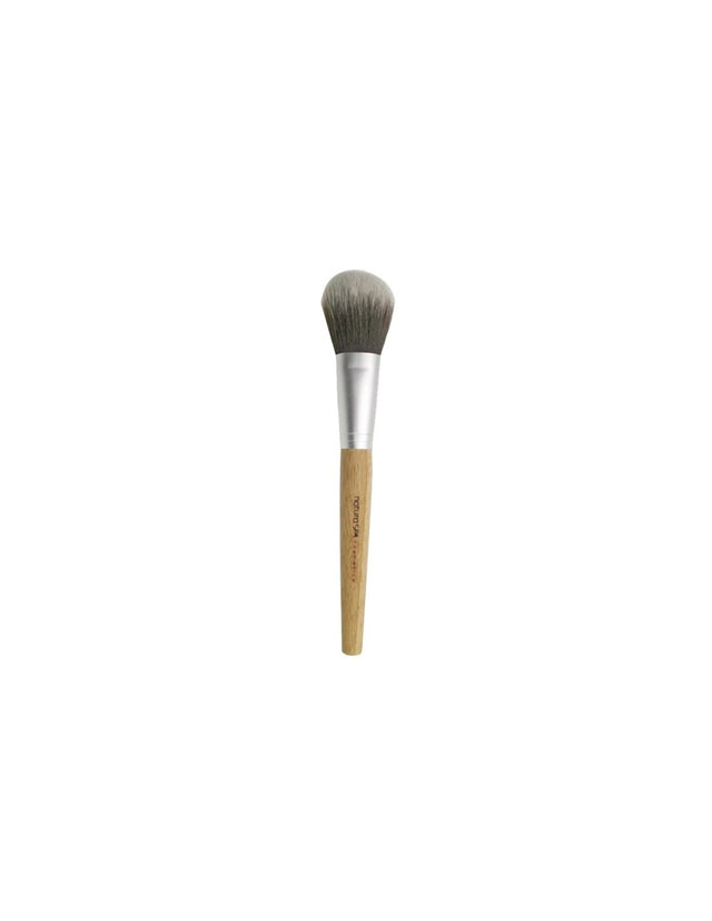 Brocha NaturaSPA para polvos de 18 cm con cabezal redondeado y mango de madera