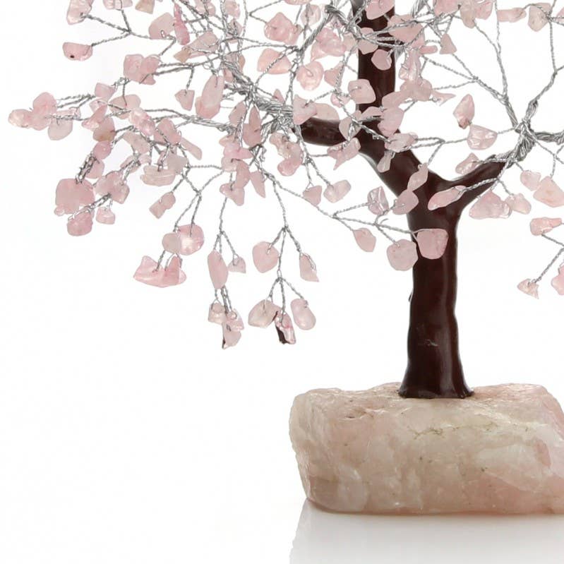 Árbol de 500 chips con base de piedra natural