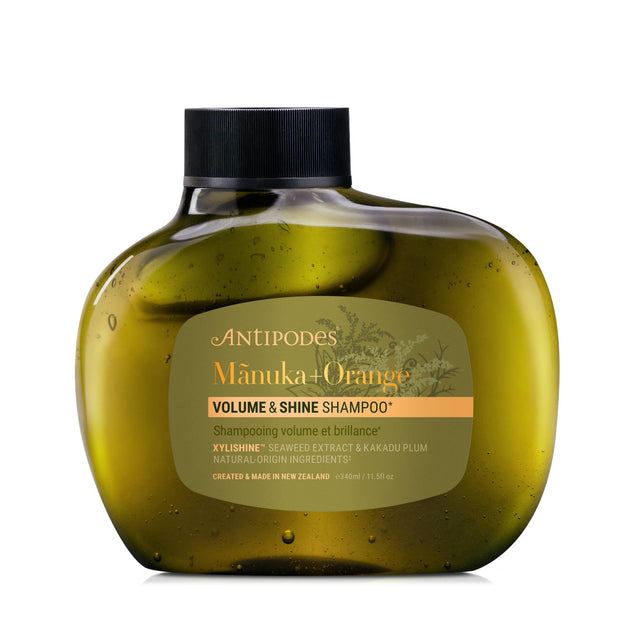 ANTIPODES CHAMPÚ MANUKA / NARANJA SANGUINA VOLUMEN Y BRILLO (foto 1)