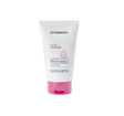 Tubo blanco y rosa de la leche limpiadora Bioearth Vitaminica con vitamina E y aguacate de 150 ml