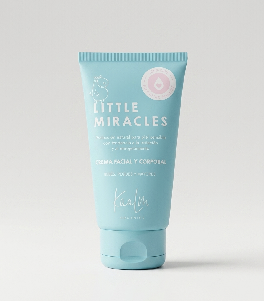 Crema hidratante facial y corporal Little Miracles de Kaalm Organics