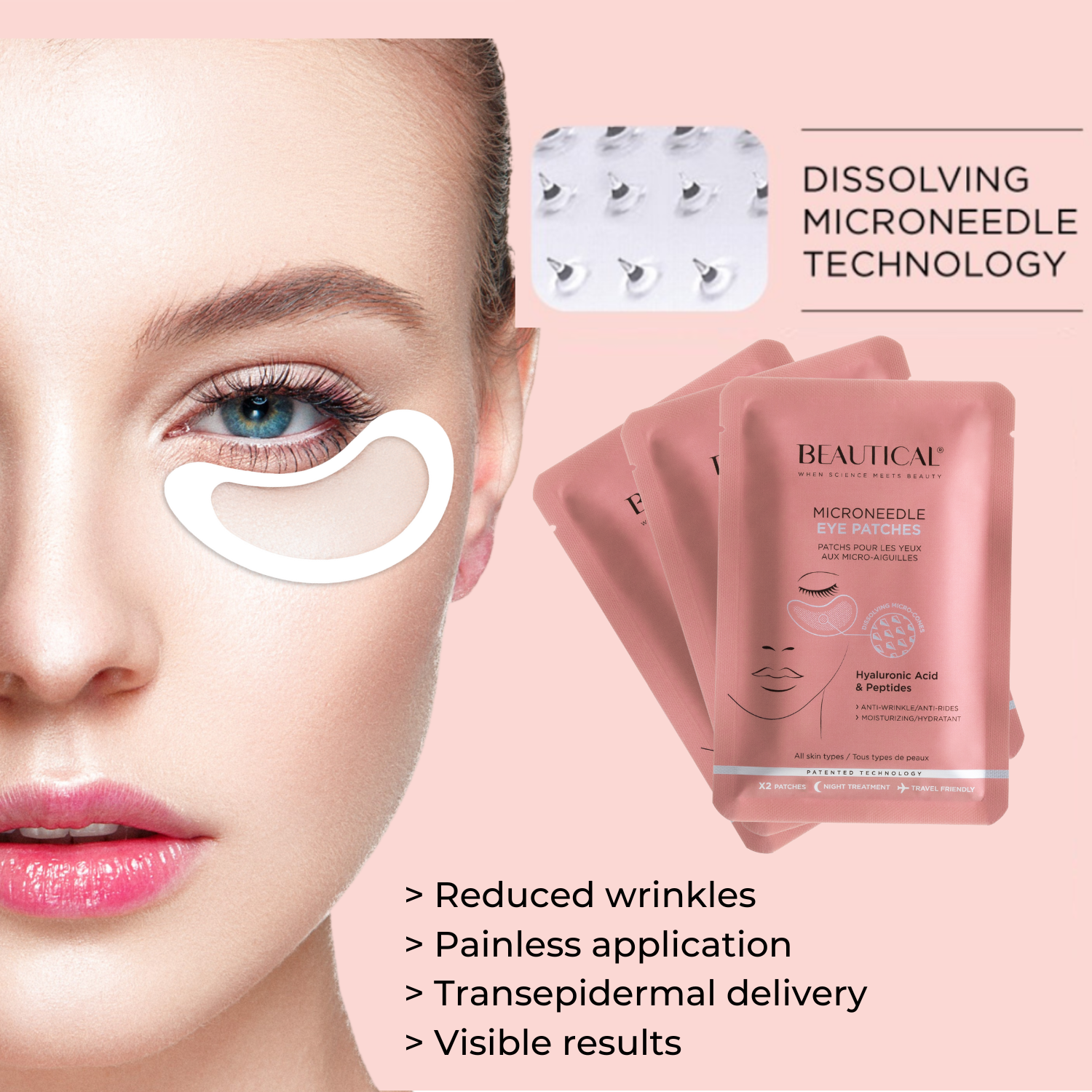 Beautical Microneedle Eye Patches