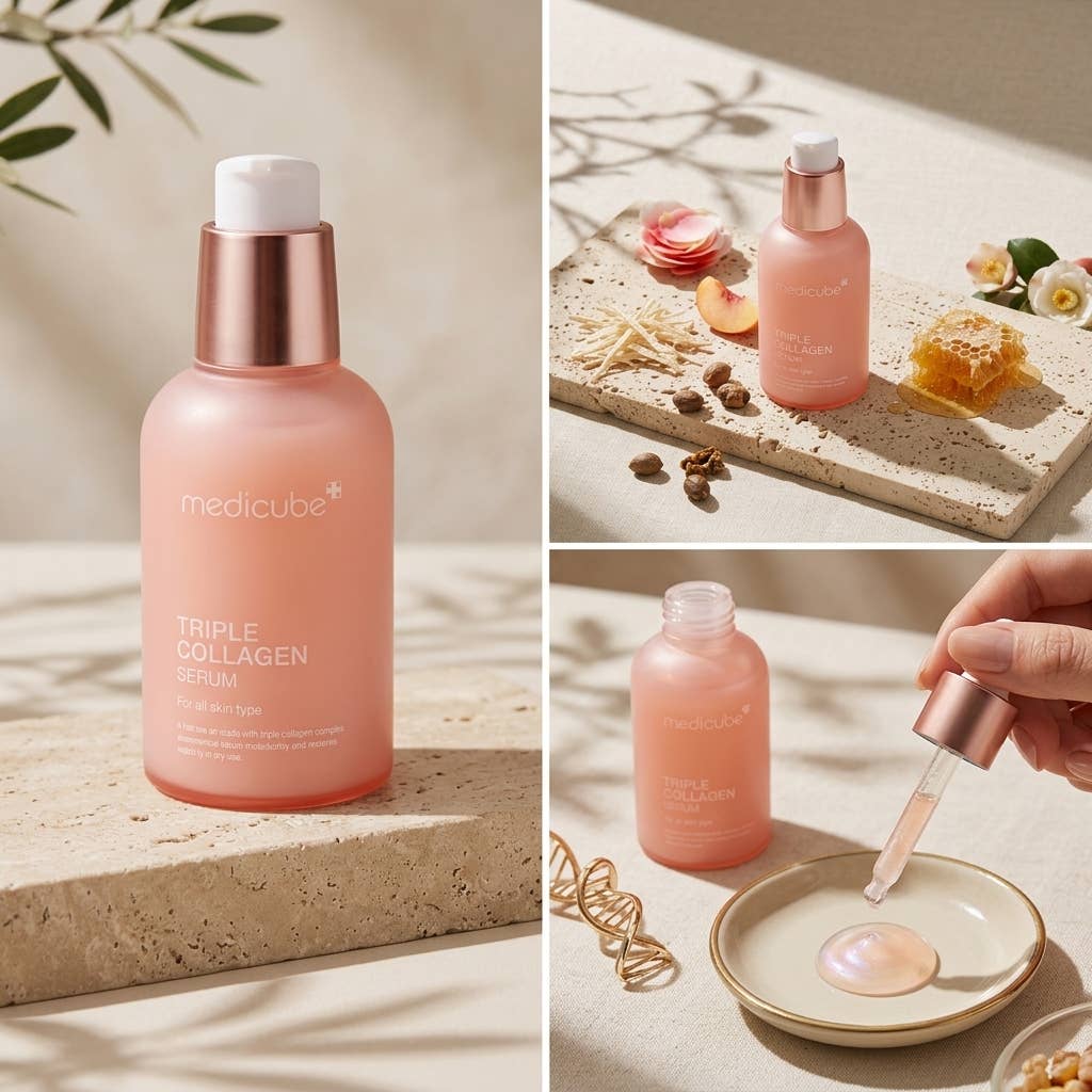 Detalle del envase Medicube Triple Collagen Serum 4.0