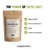 Cupplement - Celtic Sea Salt, 1kg Wet, Highest Quality