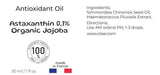 Astaxantina al 0,1% en jojoba, aceite antioxidante