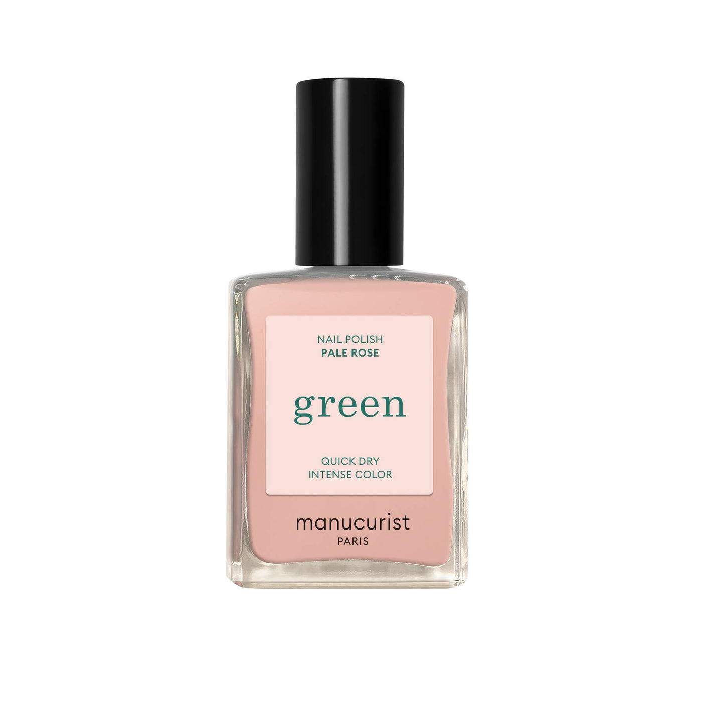 Frasco de esmalte de uñas Manucurist Green color Rosa Pálido, belleza saludable y natural en Biovardi.