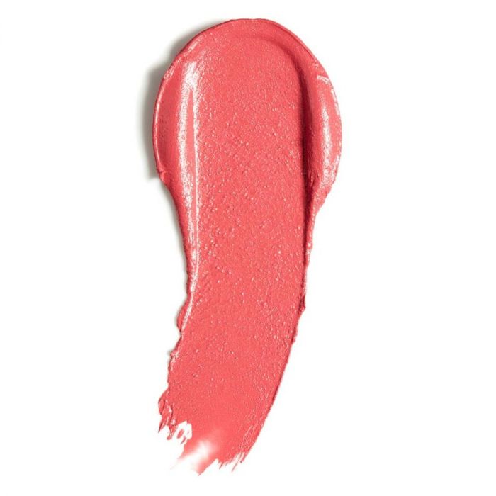 Muestra de color y textura de Flushed Rose Vegan Lipstick de Lily Lolo