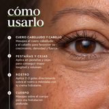 Cómo usar Fushi Castor Oil en cabello, cejas, rostro y cuerpo