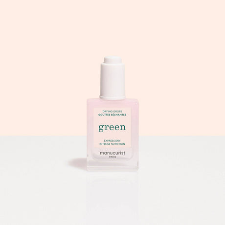 Gotas secantes de Manucurist en Biovardi, tratamiento de secado rápido y nutrición intensa para esmalte Green.