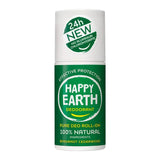 Envase de Happy Earth Desodorante roll-on con alumbre 75 ml — Bergamot Cedarwood