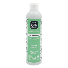 Envase de NaturaBIO Gel hidratante de aloe vera 250 ml