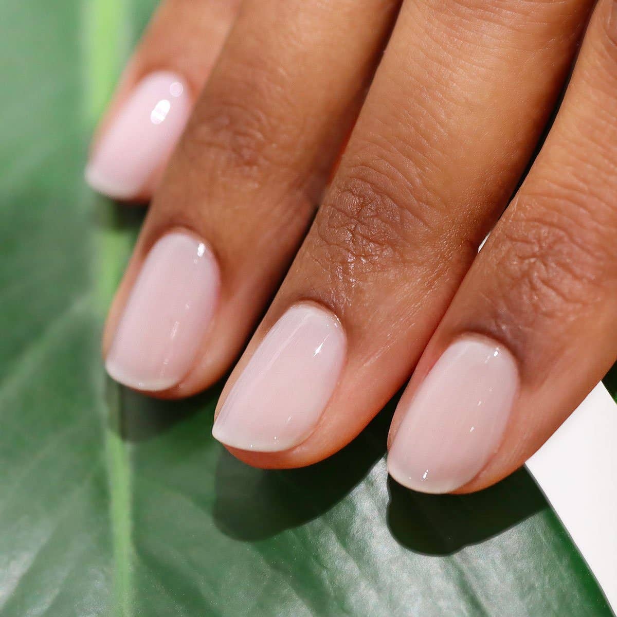 Manicura elegante y limpia con el tono Blanco Lechoso de Manucurist, efecto "milky nails" en Biovardi.