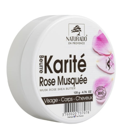 Manteca de Karité con Rosa Mosqueta Ecológico 135 g