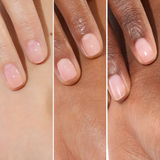 Acabado natural y elegante del Active Glow Raspberry en pieles claras, ideal para un look cuidado.