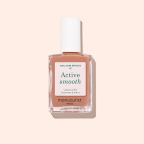 Esmalte alisador Active Smooth 02 de Manucurist para corregir estrías e imperfecciones en Biovardi.
