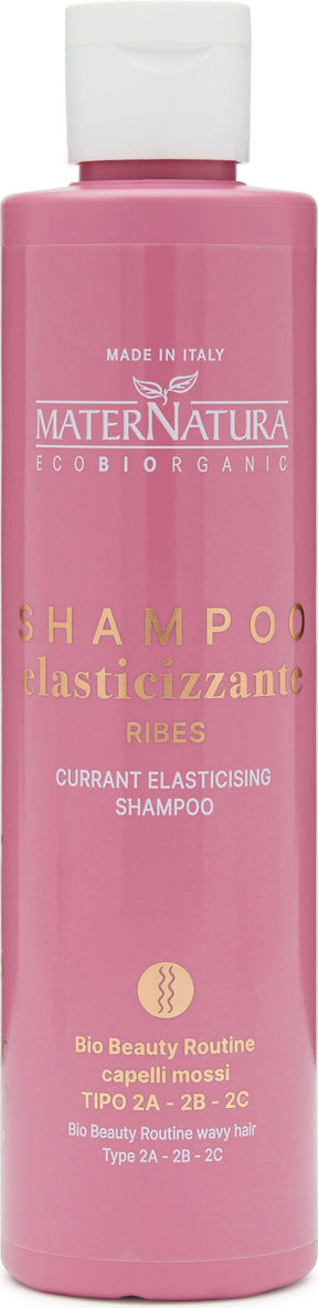 MaterNatura Champú para cabello ondulado con grosella 250 ml