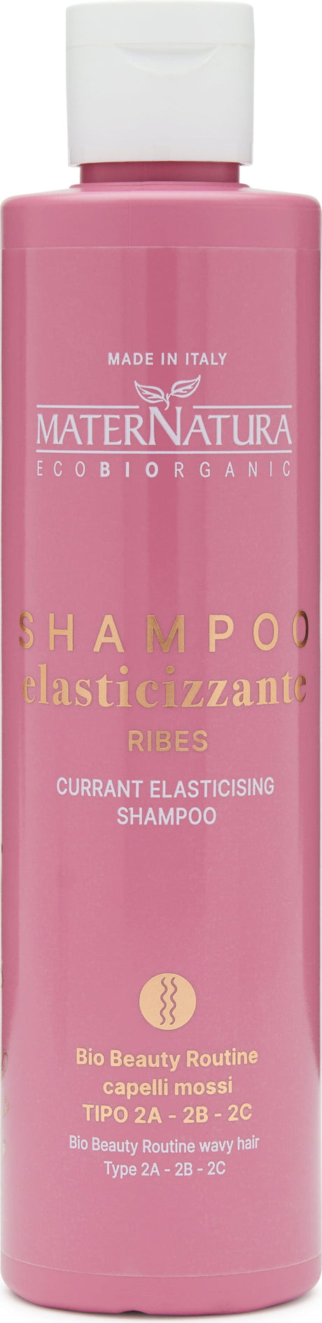 MaterNatura Champú para cabello ondulado con grosella 250 ml