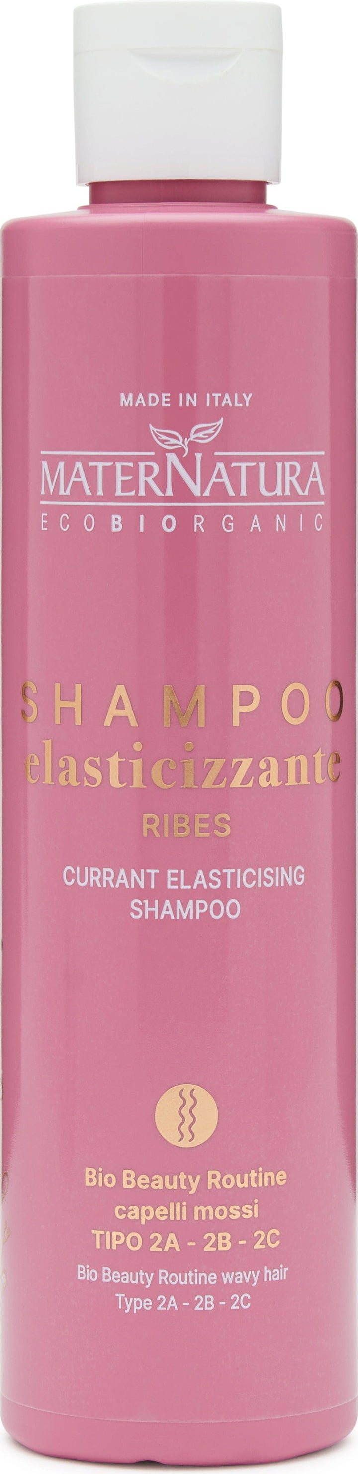 MaterNatura Champú para cabello ondulado con grosella 250 ml
