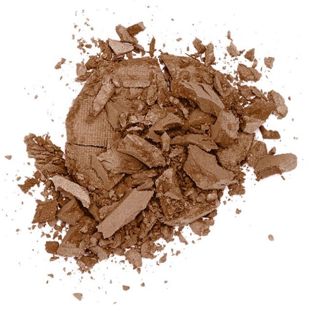 Muestra de color y textura de Miami Beach Pressed Bronzer de Lily Lolo