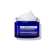 Tarro abierto de Odacité Cellular Infusion Cream NAD+ y péptidos biomiméticos de 50 ml sobre fondo blanco
