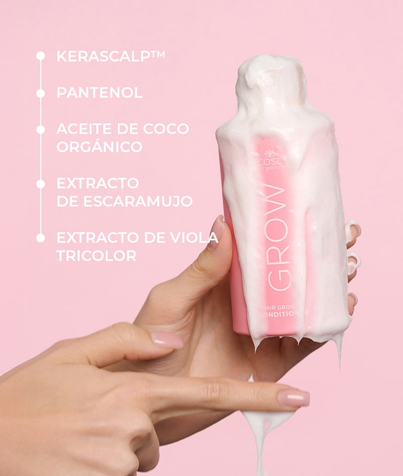 Cocosolis Grow Hair Growth & Anti-Aging Conditioner - Acondicionador Anticaída y Crecimiento